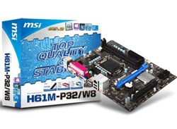 MSI H61M-P32/W8 Motherboard